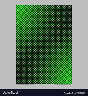 Abstract halftone dot pattern page template vector image
