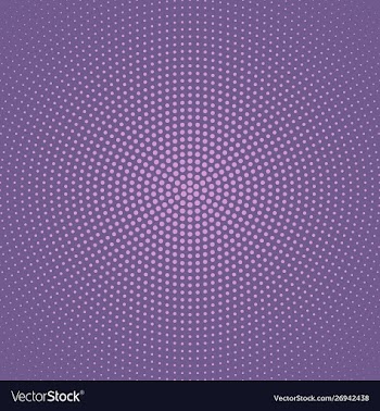 Abstract halftone geometric circular dot pattern vector image