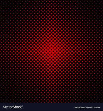 Abstract halftone heart background pattern - love vector image
