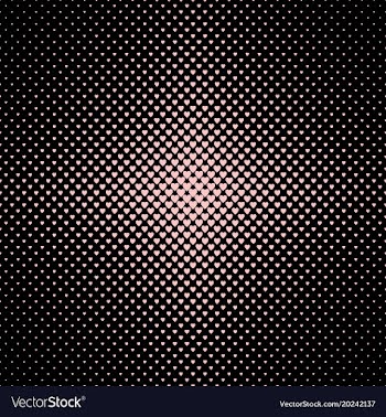 Abstract halftone heart background pattern - love vector image