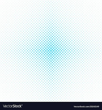 Abstract halftone heart pattern background vector image