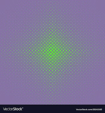 Abstract halftone heart pattern background vector image