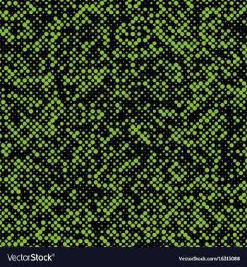 Abstract halftone pattern background from circles vector image