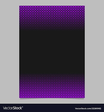 Abstract halftone pattern poster template - page vector image