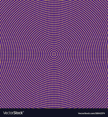 Abstract halftone retro round circle pattern vector image