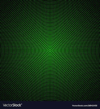 Abstract halftone round dot pattern background vector image