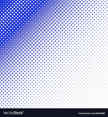 Abstract halftone square background vector image