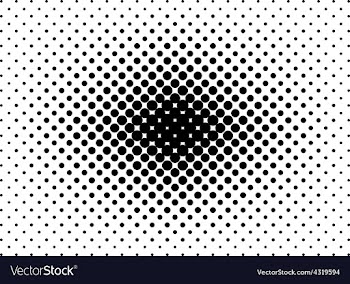 Abstract halftone vector image