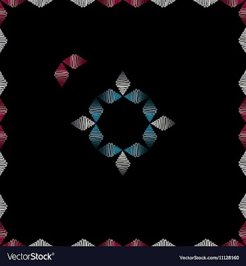 Abstract hand drawn pattern Winter ornament vector image