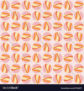 Abstract hand-drawn repeating shapes seamless vector image