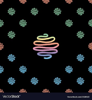 Abstract hand drawn seamless pattern vector image