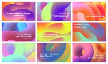 Abstract HD wallpaper template, colorful | Free PSD Template - rawpixel