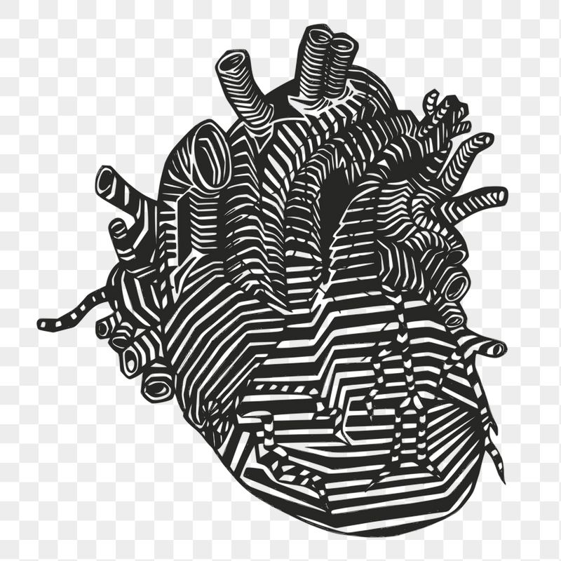 Abstract heart png sticker, transparent | Free PNG - rawpixel