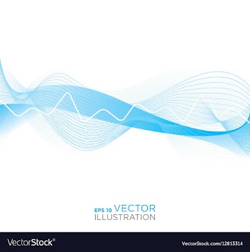 Abstract heart rhythm medical background vector image