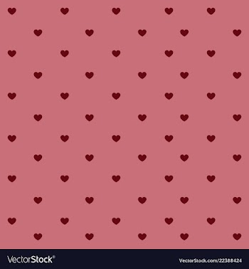 Abstract heart seamless pattern background hand vector image