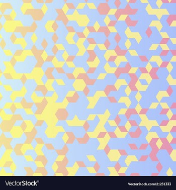 Abstract hexagon background technology polygonal vector image