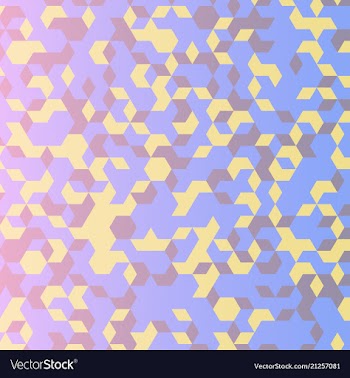 Abstract hexagon background technology polygonal vector image