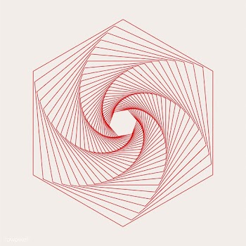 Abstract hexagon geometric element vector | Free stock vector - 486931