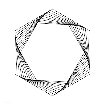 Abstract hexagon geometric element vector | Free stock vector - 487038