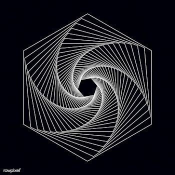 Abstract hexagon geometric element vector | Free stock vector - 487139
