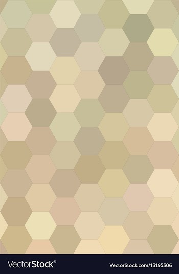 Abstract hexagon tile mosaic pattern background vector image