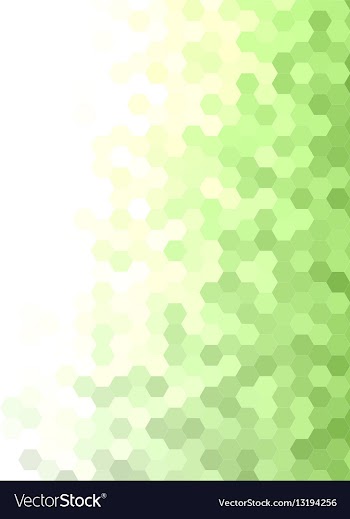 Abstract hexagonal tile mosaic background design vector image