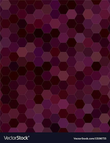 Abstract hexagonal tile mosaic background design vector image