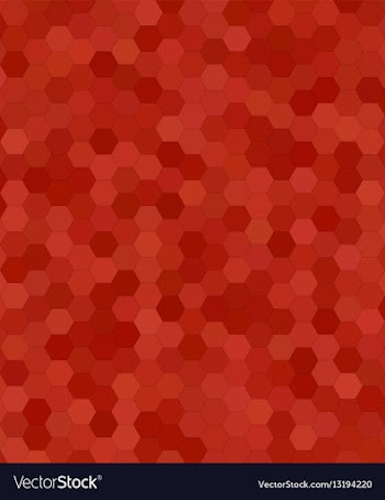 Abstract hexagonal tile mosaic background vector image