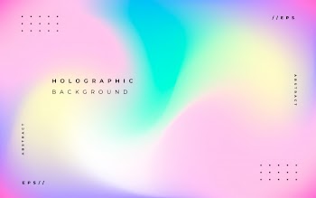 Abstract holographic background Free Vector