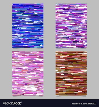 Abstract horizontal rounded stripe design vector image