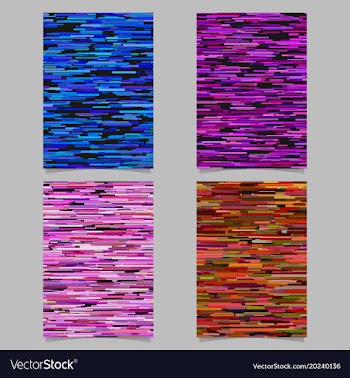 Abstract horizontal stripe design background vector image