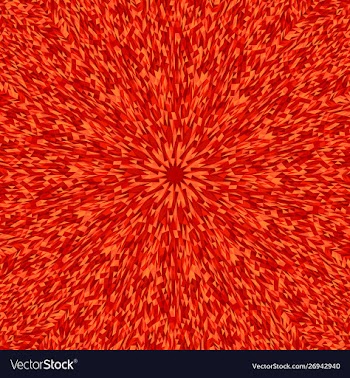 Abstract hypnotic radial triangle mosaic vector image