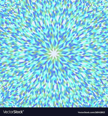 Abstract hypnotic round tile pattern mosaic vector image