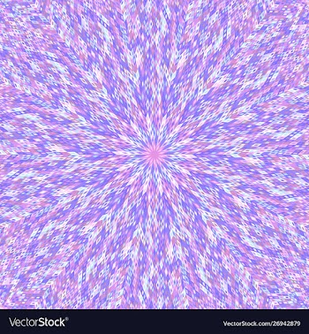 Abstract hypnotic round tile pattern mosaic vector image