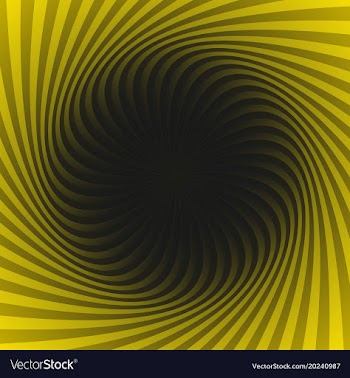 Abstract hypnotic swirl background vector image