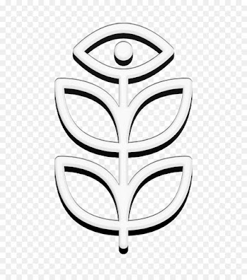 abstract icon eye icon flower icon