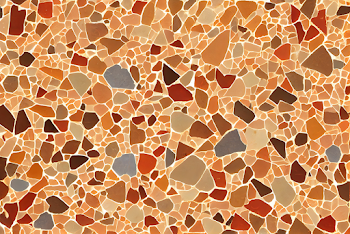 Abstract illustration of colorful terrazzo design background Stock Illustration