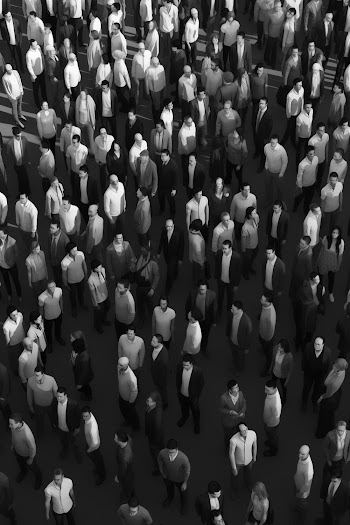 Abstract illustration: The crowd