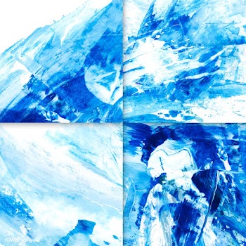 Abstract indigo paintings | Free stock vector - 566495