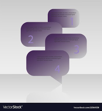 Abstract infographics number options template vector image