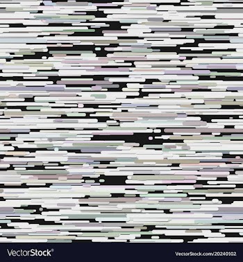 Abstract irregular horizontal rounded stripe vector image