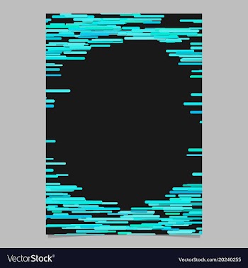 Abstract irregular horizontal stripe design vector image