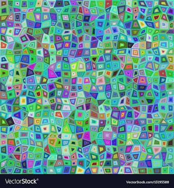 Abstract irregular rectangle mosaic background vector image