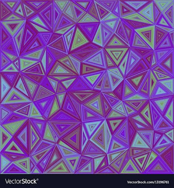 Abstract irregular triangle mosaic background vector image