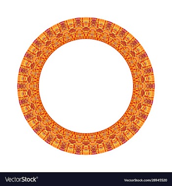 Abstract isolated colorful geometrical mosaic vector image