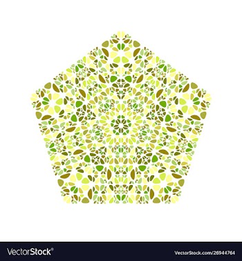 Abstract isolated colorful ornate gemstone vector image