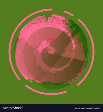 Abstract isolated colorful watercolor logo grunge vector image