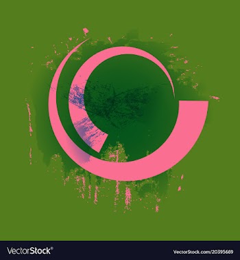 Abstract isolated colorful watercolor logo grunge vector image