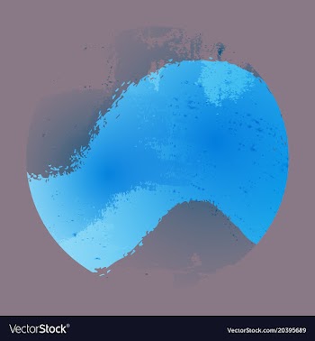 Abstract isolated colorful watercolor logo grunge vector image