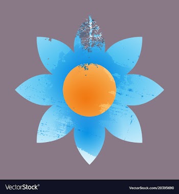Abstract isolated colorful watercolor logo grunge vector image